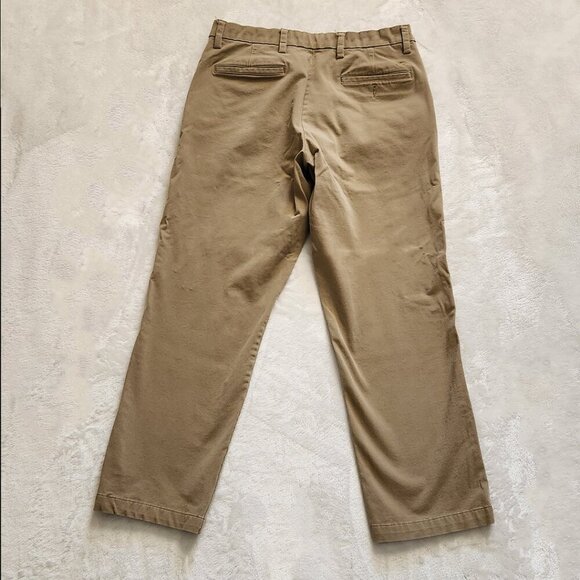 Dockers Mens Khaki long pants, 33x22 pre-owned, nice clean, straight fit, tan - Picture 2 of 8